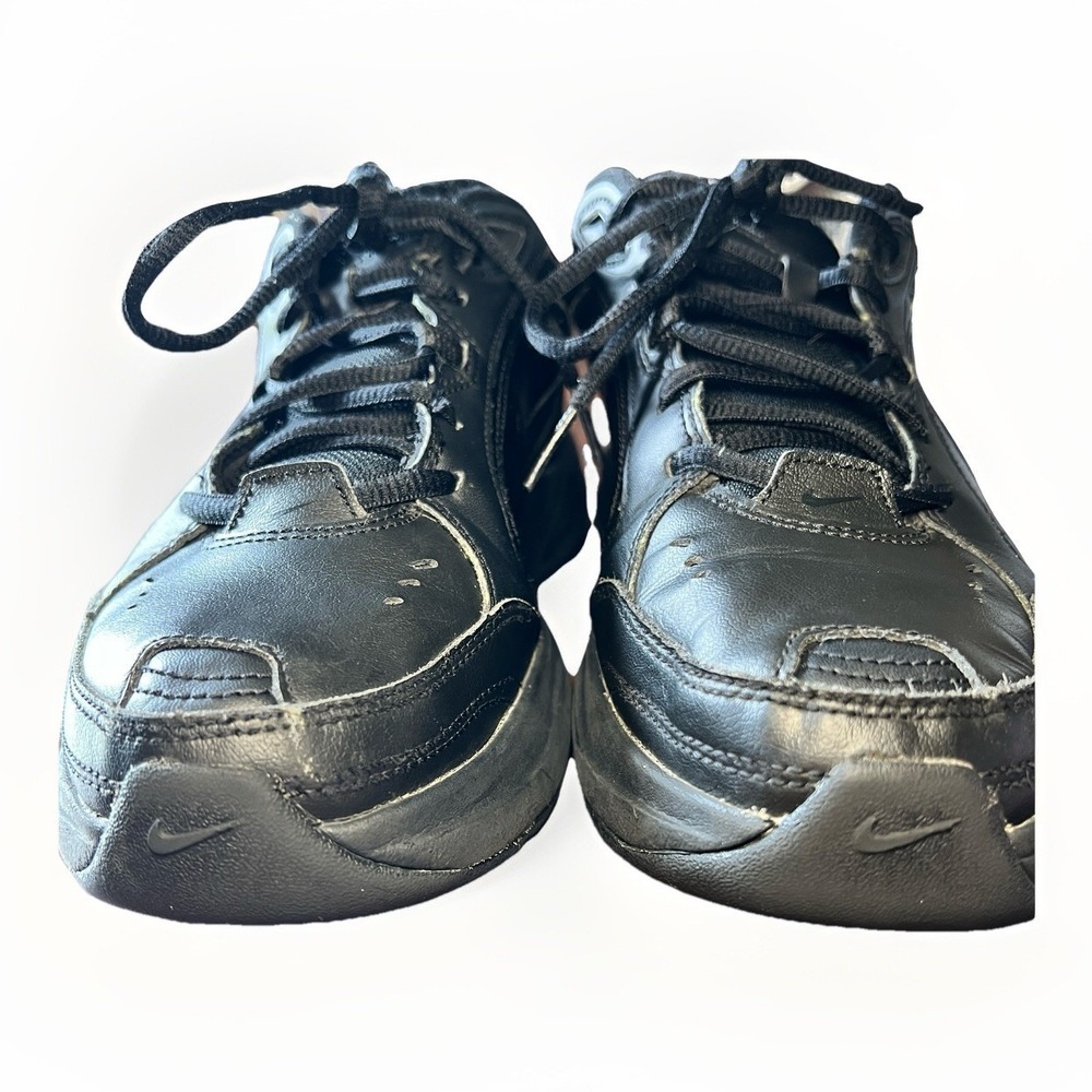 Nike Air Monarch IV Training Walking‎ Shoes Sneakers Men Size 8.5 Black Lace Up - Picture 9 of 12